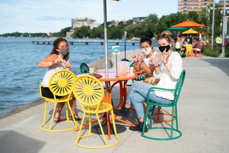 Terrace chairs will make their return to the Memorial Union Terrace April 14