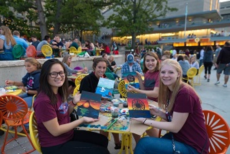 Full schedule of free art-making and crafting events at the Memorial Union Terrace announced