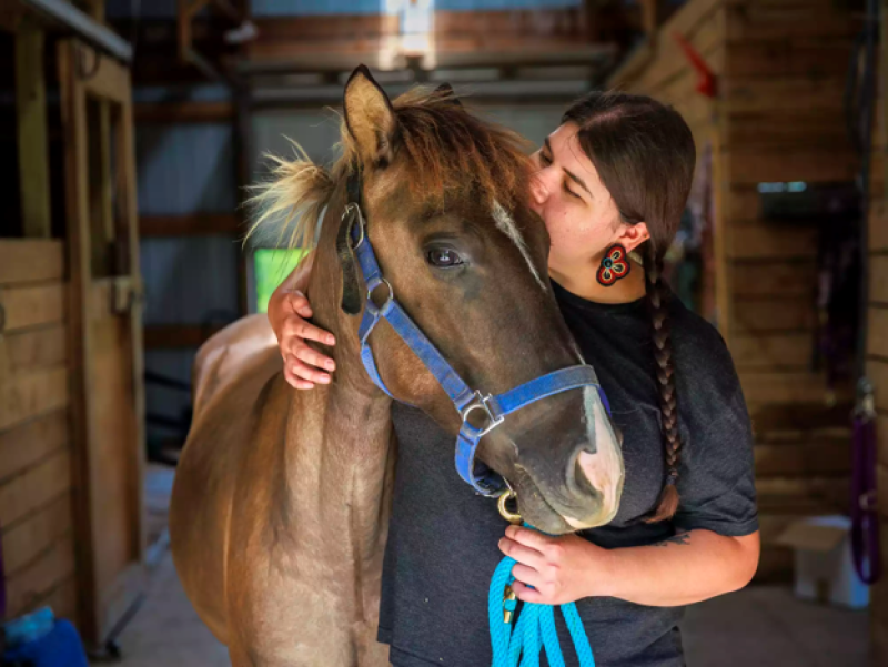 Rare Ojibwe ponies will visit UW–Madison during afternoon of learning, storytelling featuring Darcy Whitecrow on April 21