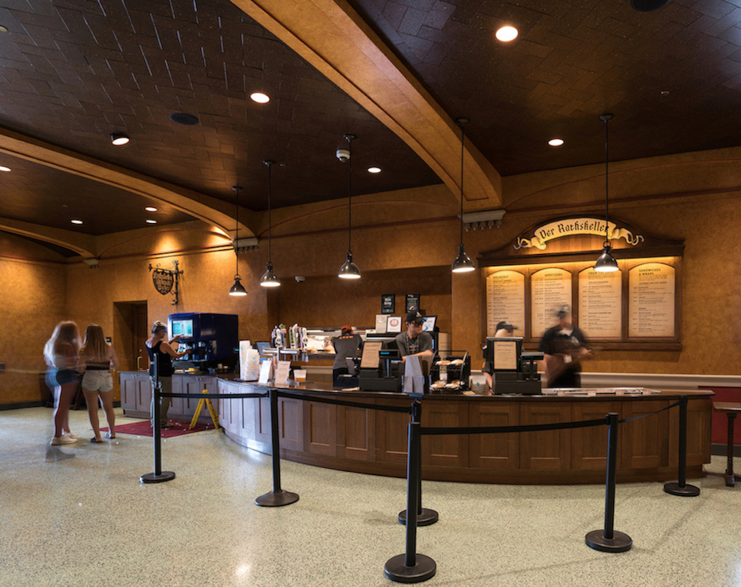 Front counter at the Rathskeller