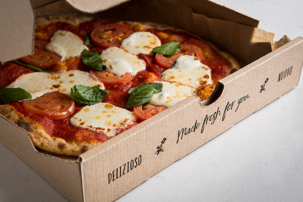 Strada margherita pizza