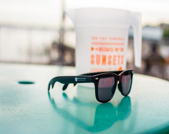 Sunglasses and pitcher from the Terrace Store