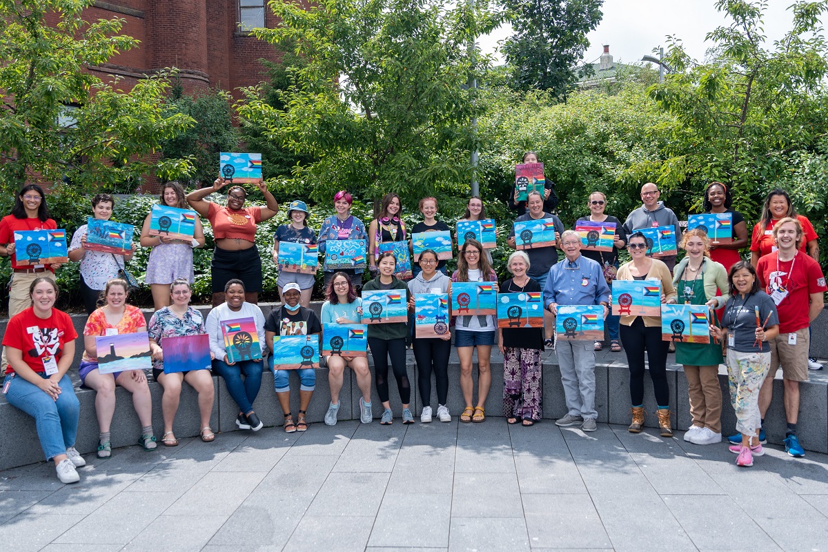 Wheelhouse Studios group painting