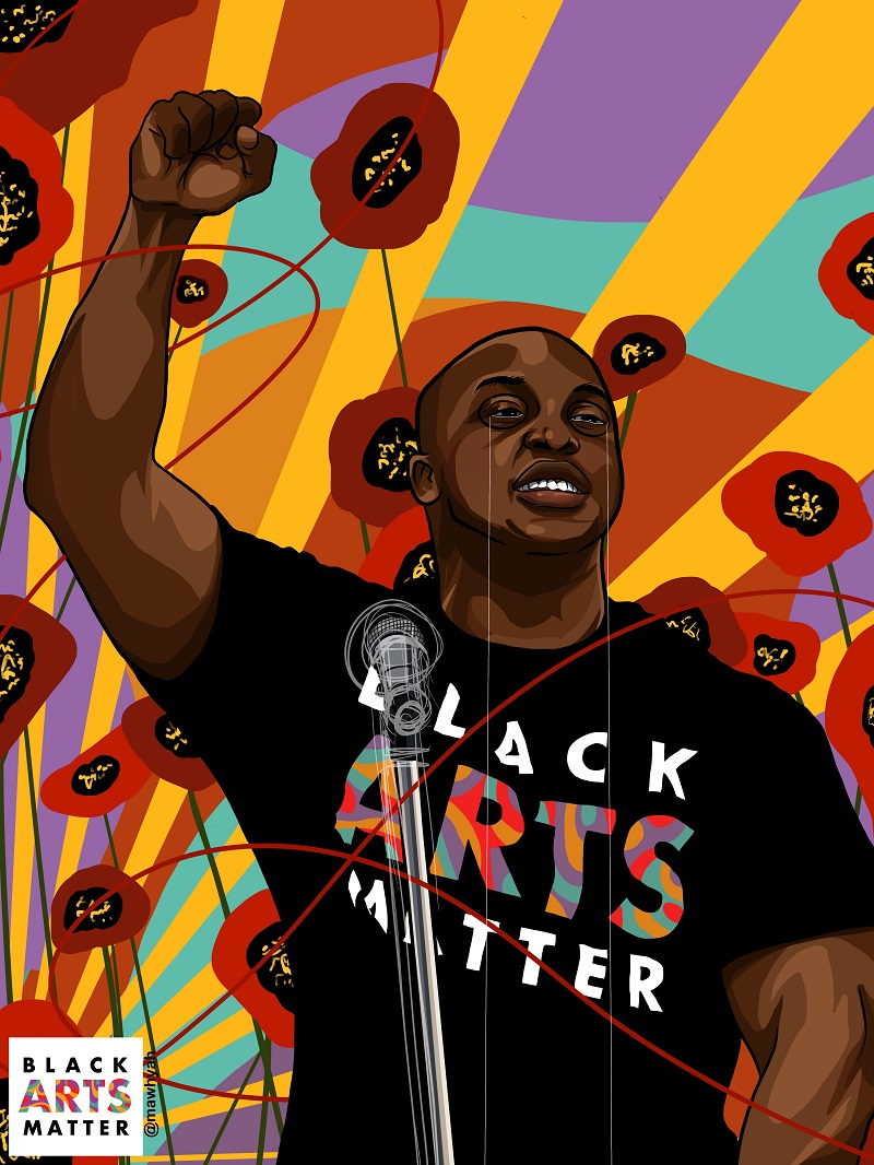 Black Arts Matter artwork by Mawhyah