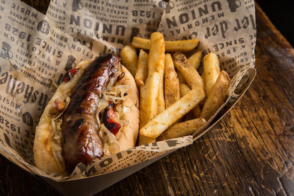 Rathskeller Brat and Fries