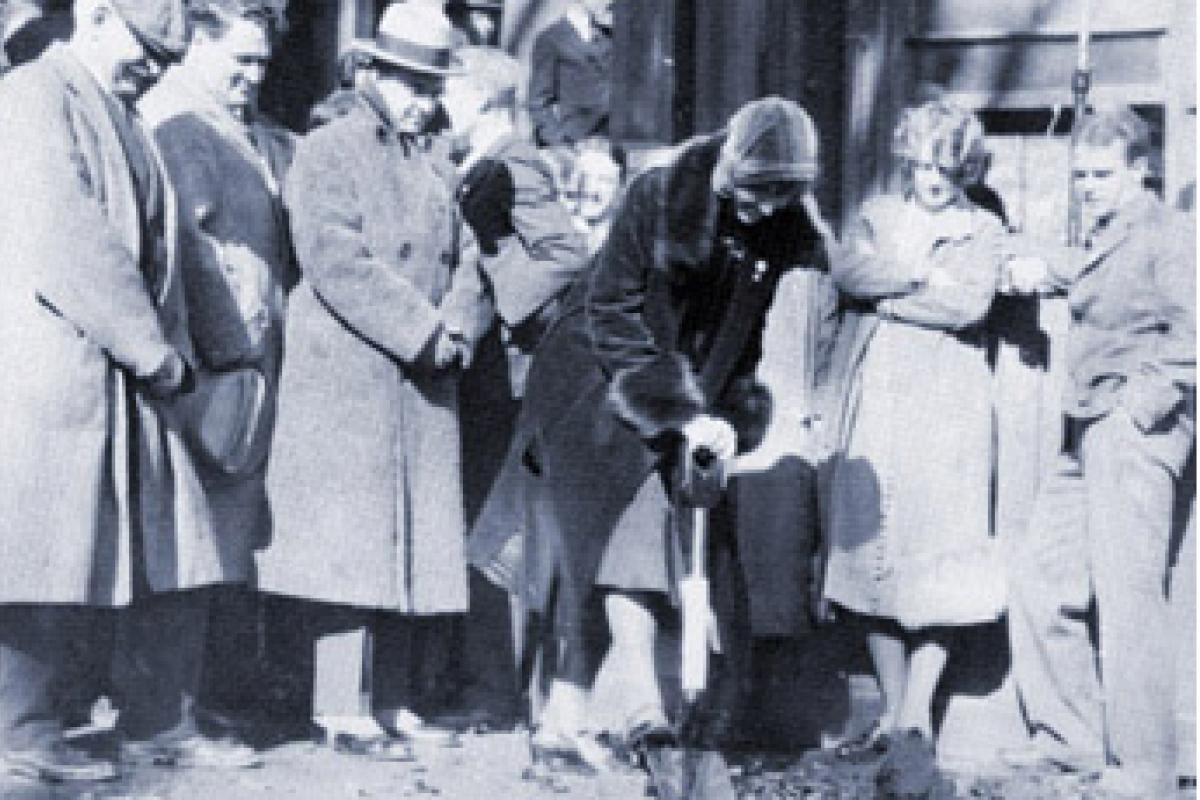 1925 Groundbreaking of Memorial Union