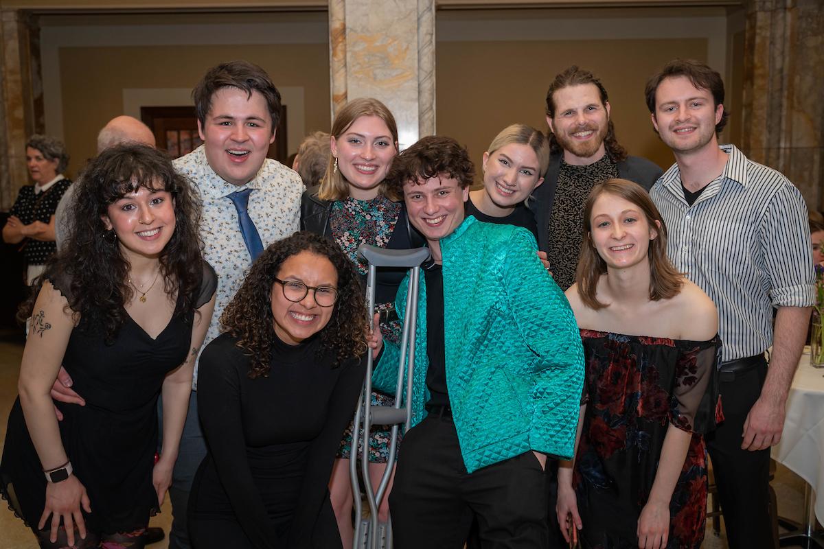 WUD Performing Arts Committee members after a recital