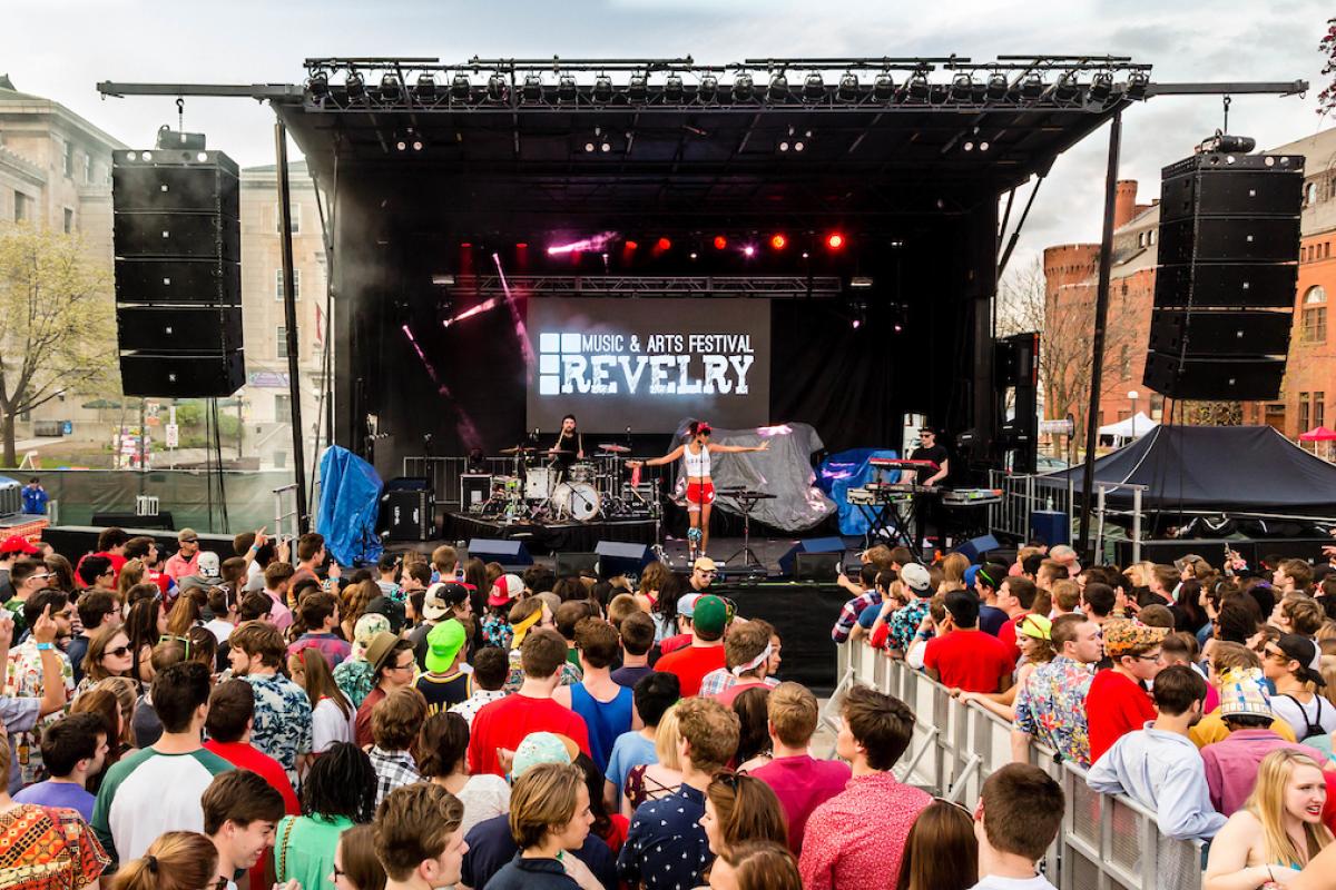 Revelry concert at library mall