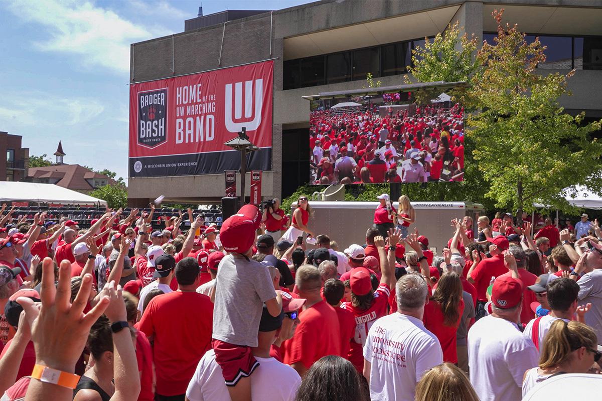 Badger Bash at Union South Plaza