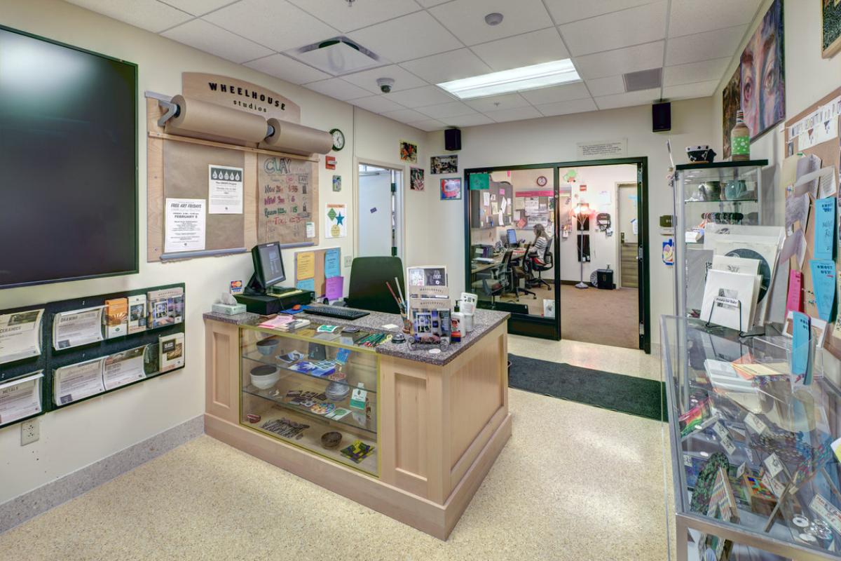 Desk at Wheelhouse Studios
