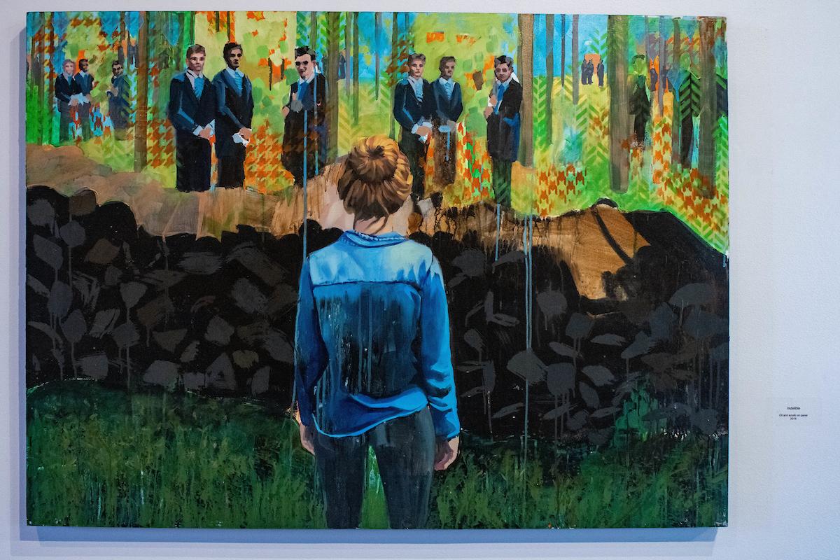 Painting shown at Gallery 1308