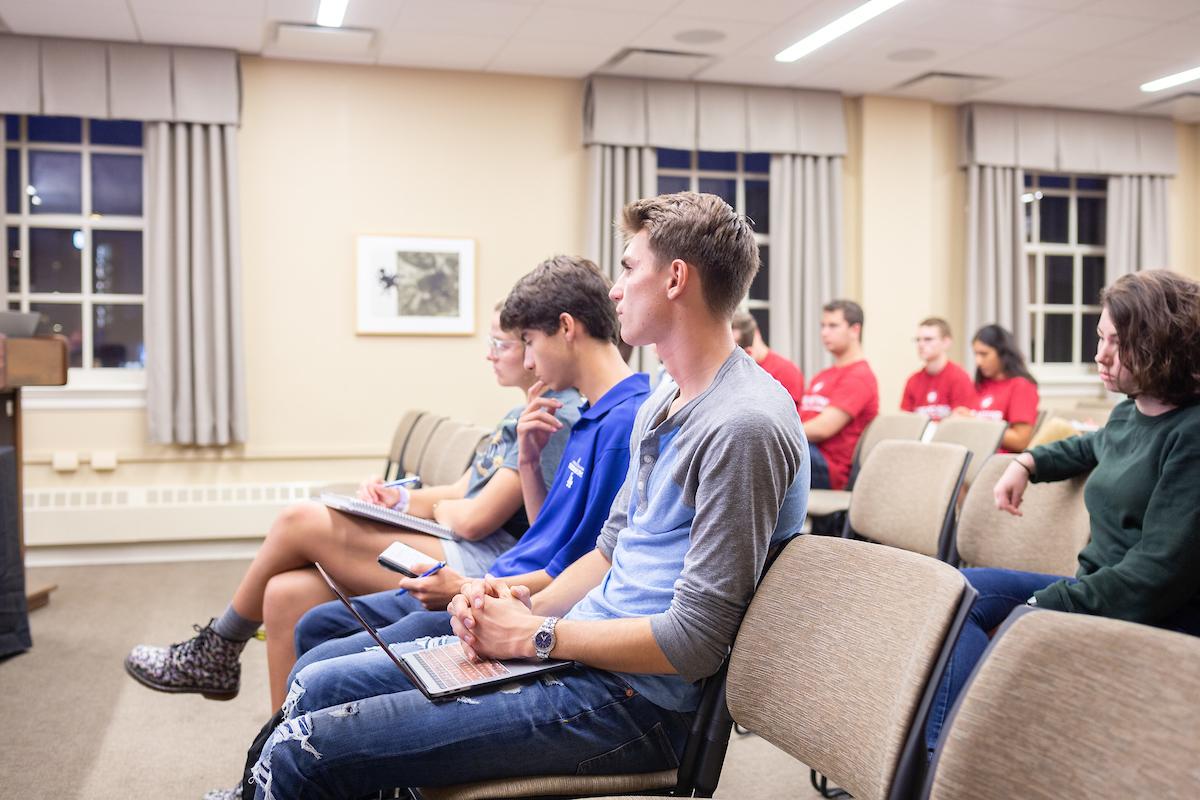 Attendees of a presentation
