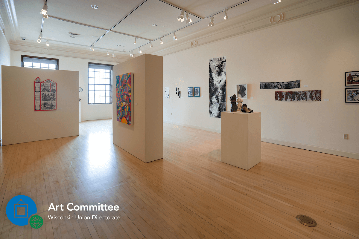 An art exhibit put on by WUD Art Committee