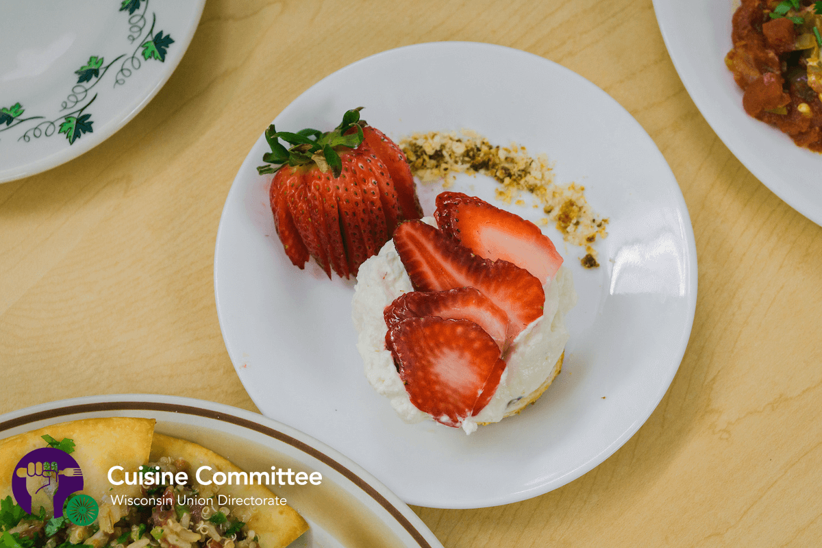 WUD Cuisine strawberry dessert
